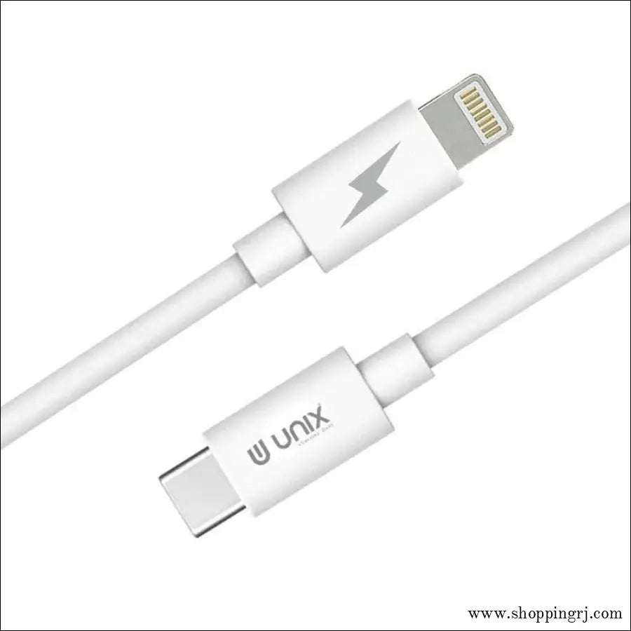 Unix UX - PD29 Fast Charging Data Cable Type - C to Lightning - cablelighting cablecharging cable