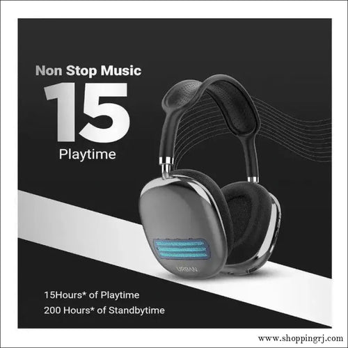 URBAN HX10 Headphones with 40mm Driver Full Range Speaker| Upto 15 Hours Non - Stop Music Bluetooth Headset - bluetooth headphone - bluetooth headphoneRJ mobiles and accessories ThoothukudiNew arrival