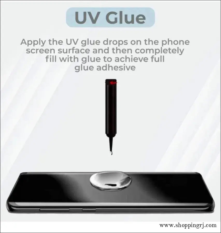 Vivo Curved Type Uv Tempered Glass - Tempered Glass