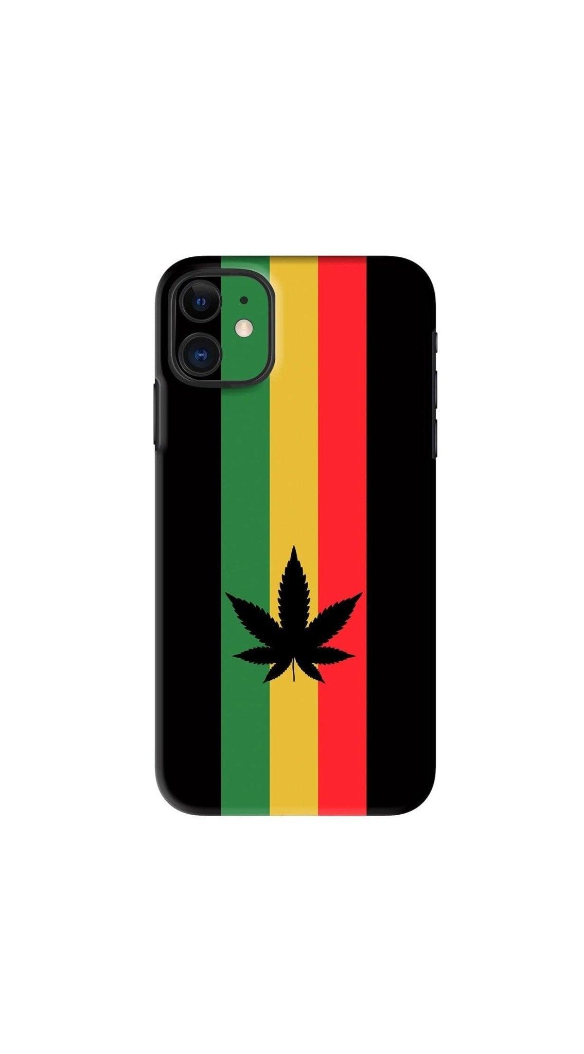 Weed Flag mobile Back Skin