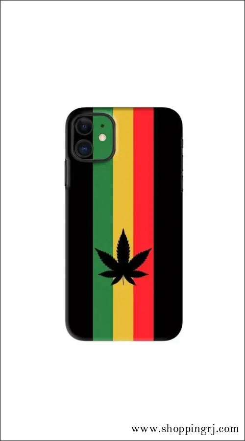 Weed Flag mobile Back Skin
