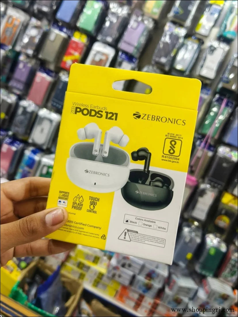Zeb pods 121 - v5.4 TWS earbuds with 30H, ENC,Gaming mode (Upto 50ms) - Earbuds - Earbudszebronics brandRJ mobiles and accessories Thoothukudi