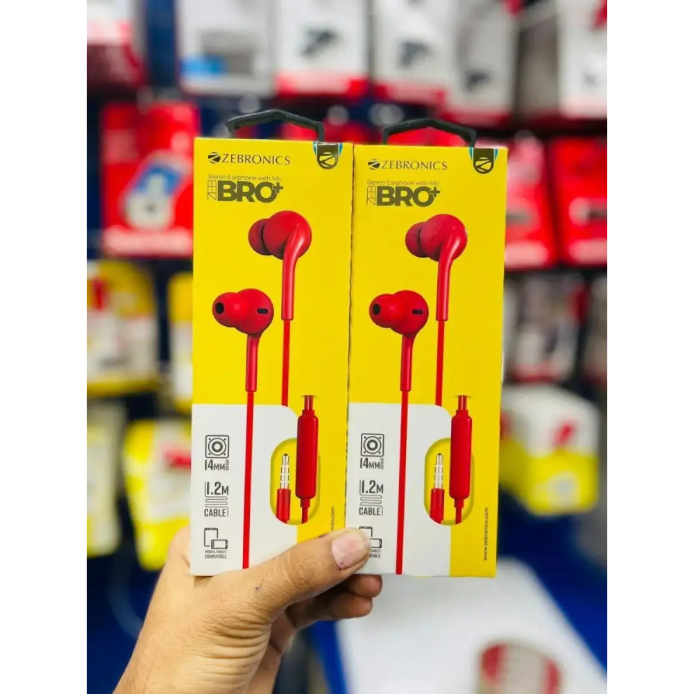 Zebronics bro Plus earphone - Earphone - earphonezebronics brandRJ mobiles and accessories Thoothukudi